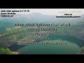 Allah Allah Aghisna الله الله أغثنا - Nazwa Maulidia (lirik + Terjemahan)