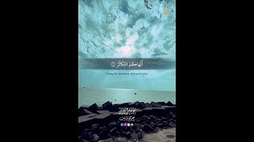سورة التكاثر #اكسبلور #automobile #shortvideo #art #asmr #amazing #quran #islam #gaming #راحة_نفسية
