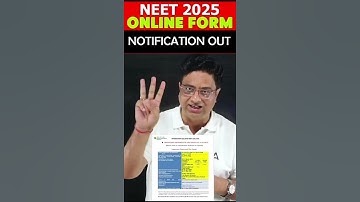 📢 NEET 2025 Registration Form Out!! Important Points 🔴 #ntaupdate #neet2025 #neetapplicationform