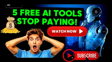 5 FREE AI Tools Everyone Should Be Using in 2025 (Stop Paying!) 