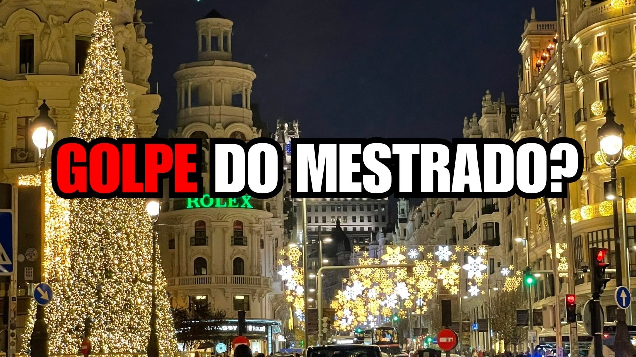 MESTRADO SEM FACULDADE NA ESPANHA? Cuidado com o Golpe! 🚨