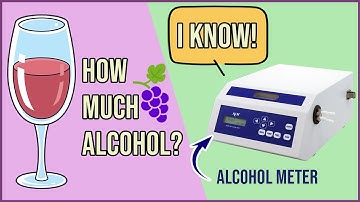 ALM-155 Alcohol Meter: Measuring the Alcohol (ABV) of Grape Liqueur