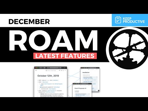 Roam's New Page Embeds, Templates & More