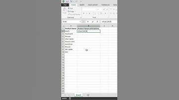 Insert Bullets using CHAR Function in Excel #Shorts #Excel #tipsandtricks #ytshorts