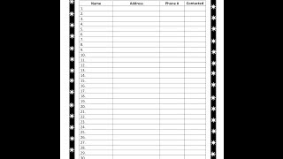 How to Create Your Contact List