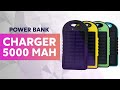 Обзор Power Bank на солнечных батареях Solar Charger 5000 mAh за 57 секунд