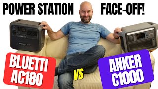 ANKER C1000 vs BLUETTI AC180  Direct UK Power Station FACEOFF!