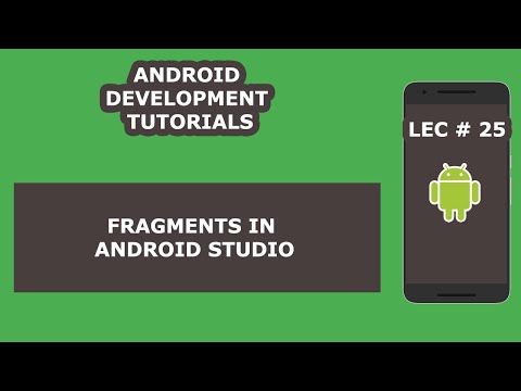 Fragments in Android Studio With Example | 25 | Android Development Tutorial for Beginners