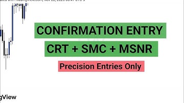 CONFIRMATION ENTRY MASTERCLASS | SMC + MSNR + CRT Strategy Explained (Precision Entries Only)