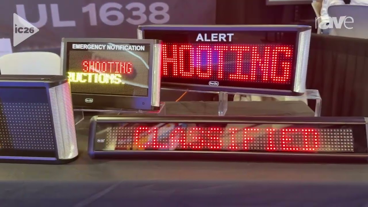 InfoComm 2026: ProLite Presents Digital Signage Emergency Mass Notification