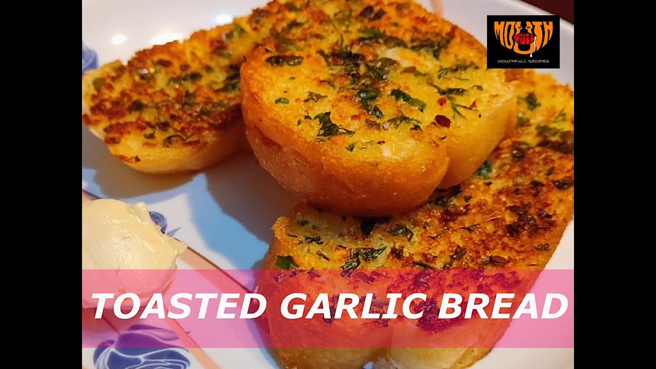 Tawa Garlic Bread I pizza hut style Garlic Bread I Tasty Breakfast