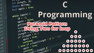Pyramid Pattern in C | C Programming in Tamil | Doovi