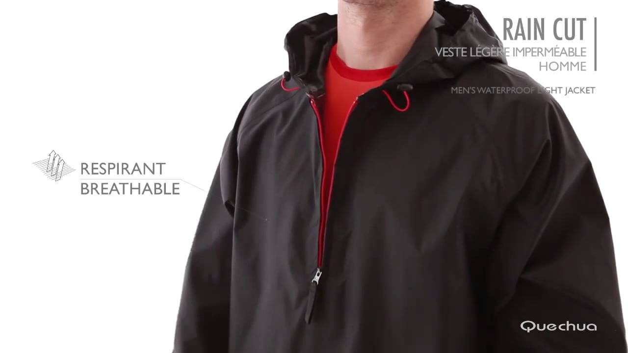 decathlon rain cut jacket