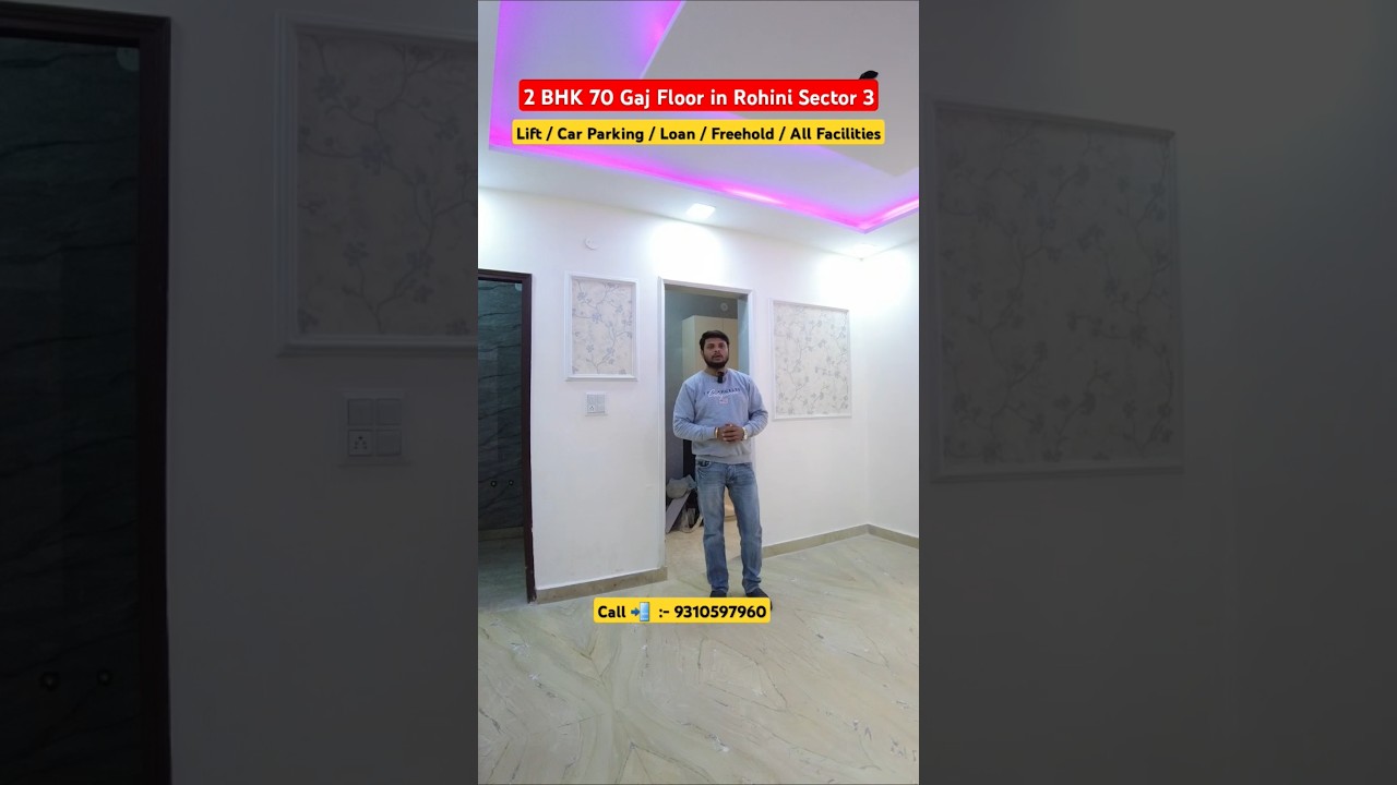 floor in rohini | 2 bhk floor in rohini sector 3 | freehold property in rohini | rohini floors |