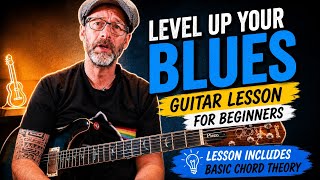 Blues for Beginners lesson: Shell Chord Voicings Explained (simple 12 Bar Blues) Blues Jazz Guitar