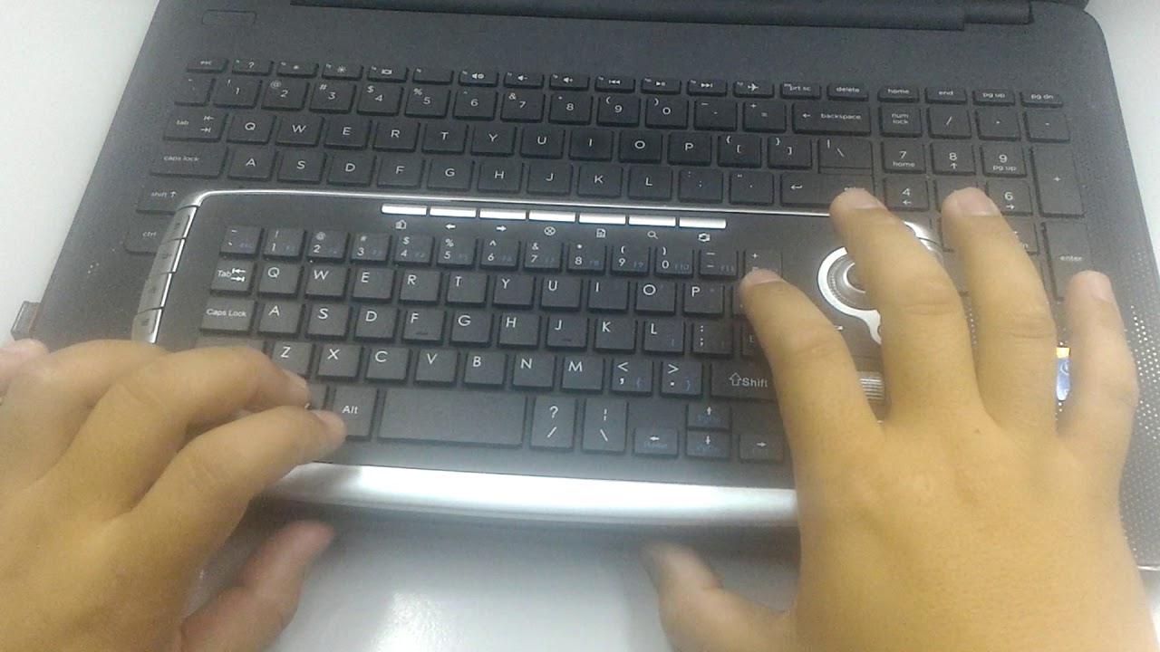 2.4ghz wireless trackball keyboard facing problem