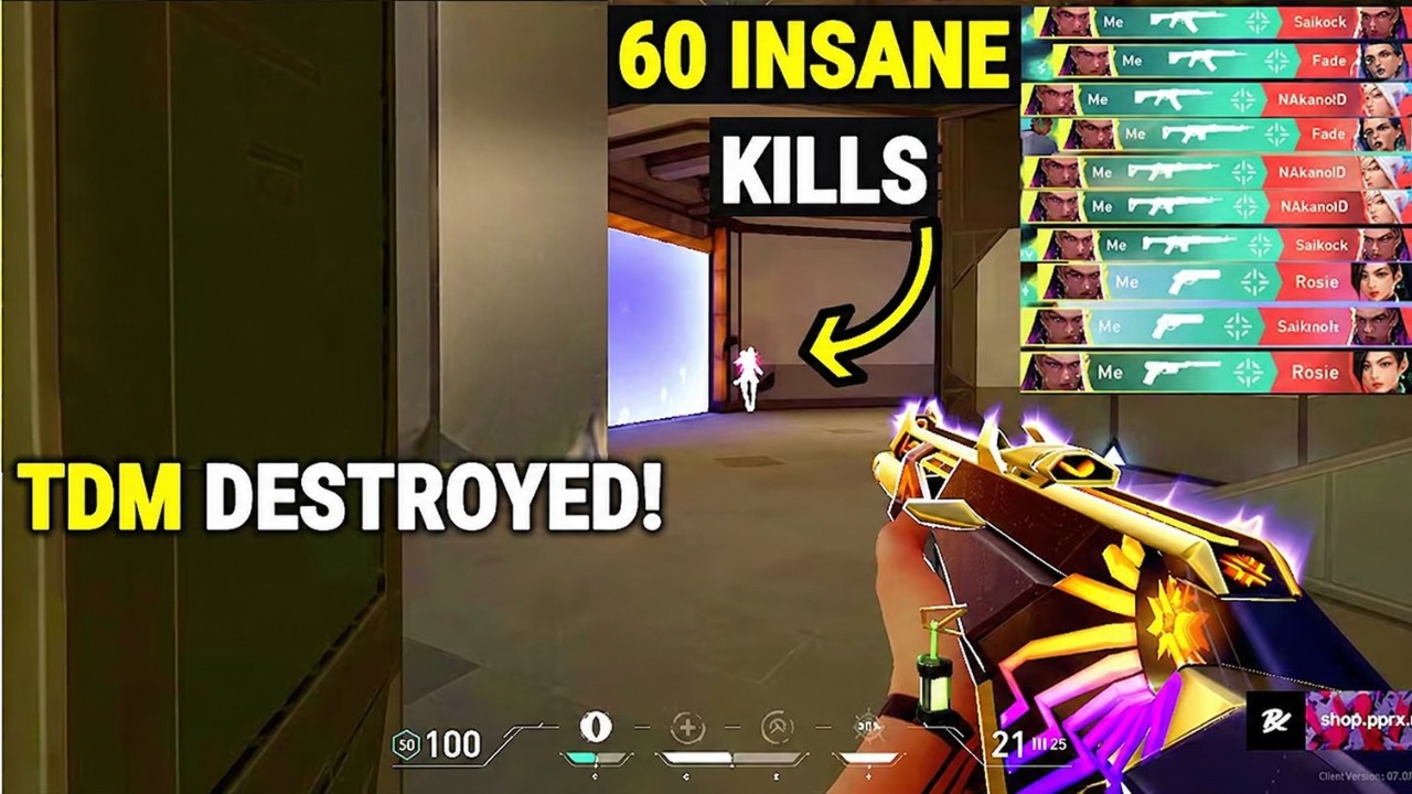 60 KILLS in Valorant Team Deathmatch | Insane TDM Gameplay - YouTube
