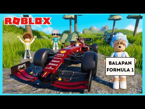 Bang Boy Dan Cio Balapan Mobil Formula 1 Di Game RobloxF1 Offroad Obby