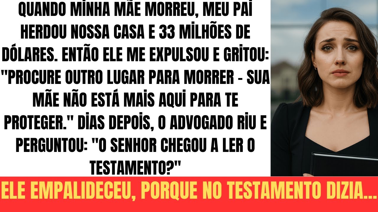 Meu pai roubou minha herança. Minha vingança chocou a todos.