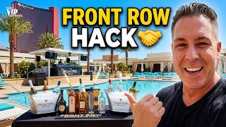 🤝Inside Palm Tree Beach: The "Handshake" Secret for Front Row Tables!