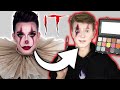 ODTWARZAM HALLOWEENOWY MAKIJAŻ JAMESA CHARLESA 😱🤡 | Dominik Rupiński STYLE