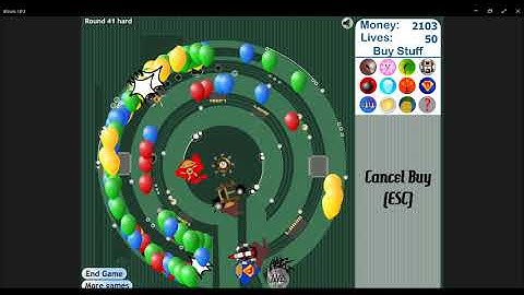 One Tower Limit With No Lives Lost (Track 7, Hard, Bloons Tower Defense 3 Challenge)