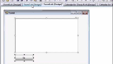 Vb.Net 2008 - Making a Calendar Application