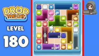 Drop The Cat level 180 solution 