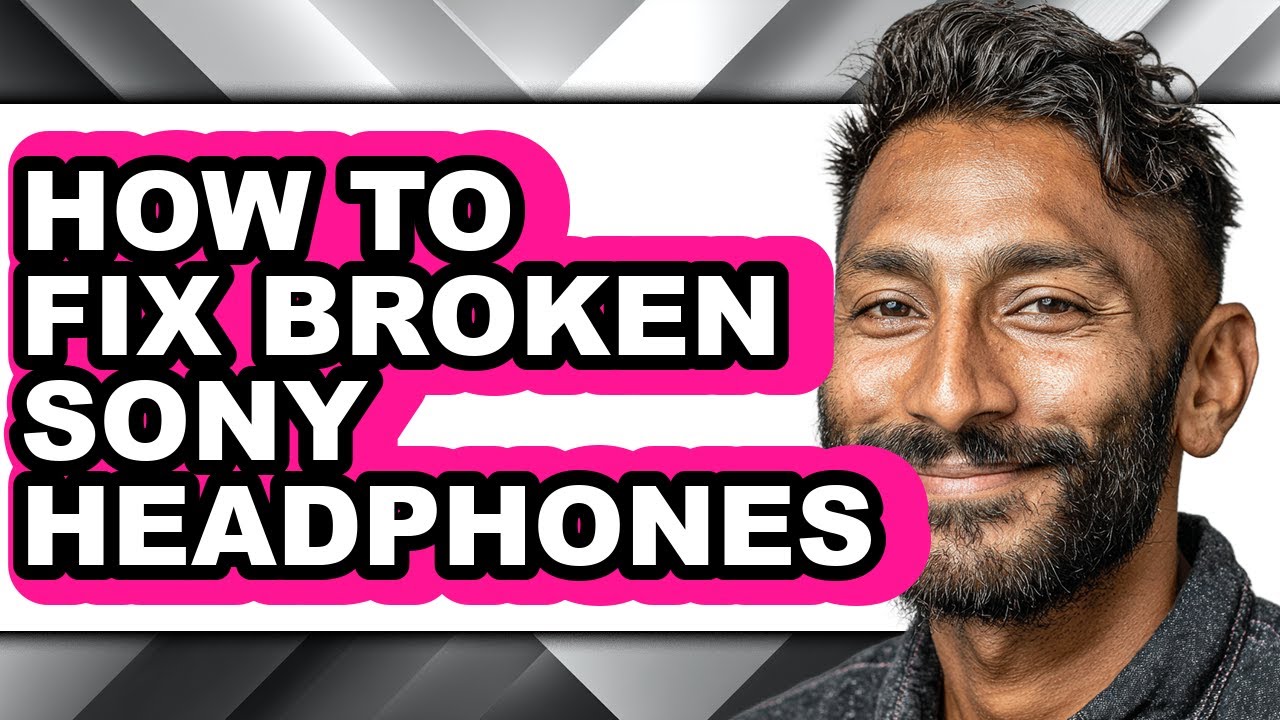 How to Fix Broken Sony Headphones - Full Guide - YouTube