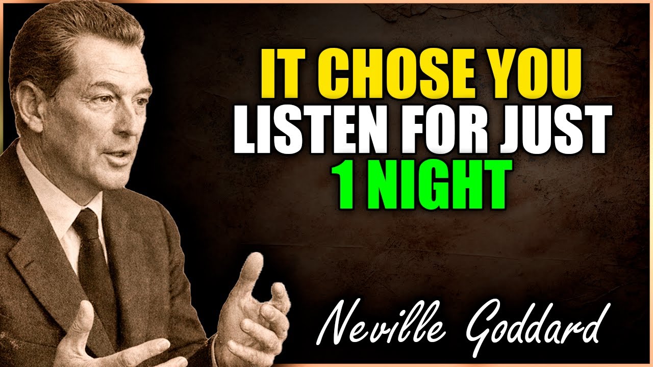 The Quantum Field Chose You (One-Time Message) Neville Goddard