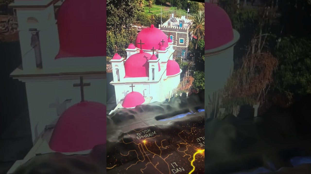 Mapa Topografico de Israel 🇮🇱 no Museu do FOZ - Friends of Zion