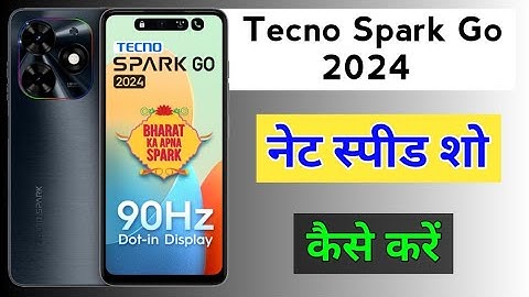 Tecno spark go 2024 me network speed settings/How to show net speed in Tecno Spark Go