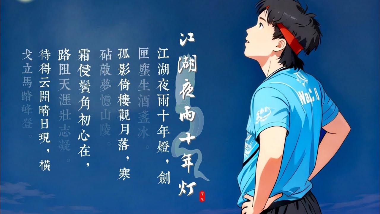 一曲《江湖夜雨十年灯》，敬王楚钦的乒乓坚守