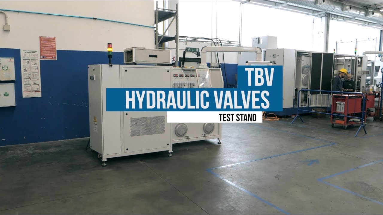 TBV Hydraulic valves test bench YouTube