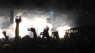 Roger Waters, The Wall, Quebec City, 21072012 - The Plane Crash, Flying Over Head