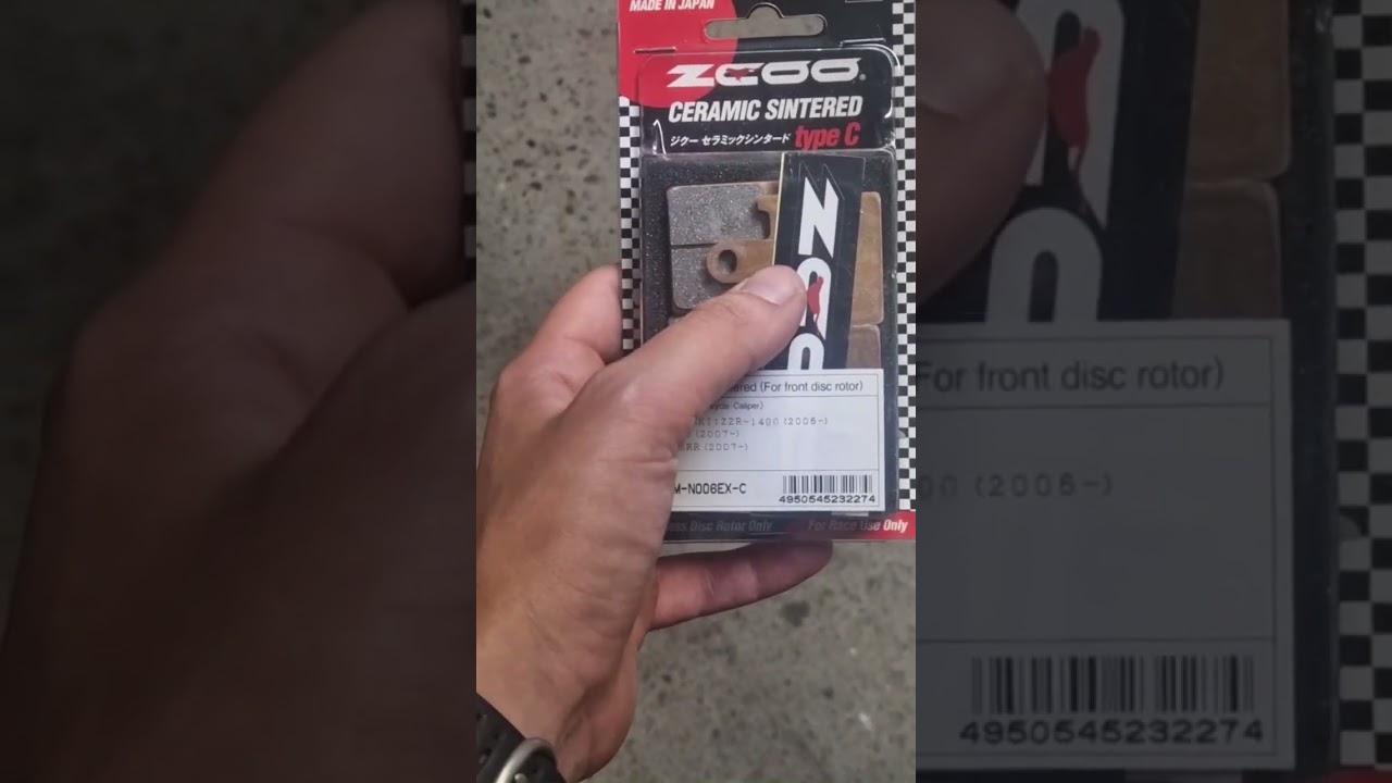 MONTAGGIO PASTICCHE FRENO KAWASAKI NINJA ZX6R VIDEO ONLINE SU YOUTUBE 