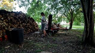 Splitting Firewood