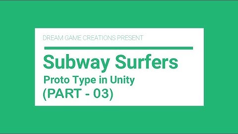(Part_3) Prototype - Hyper-casual Game in Unity - Tutorial - In Hindi - Subway Surfers