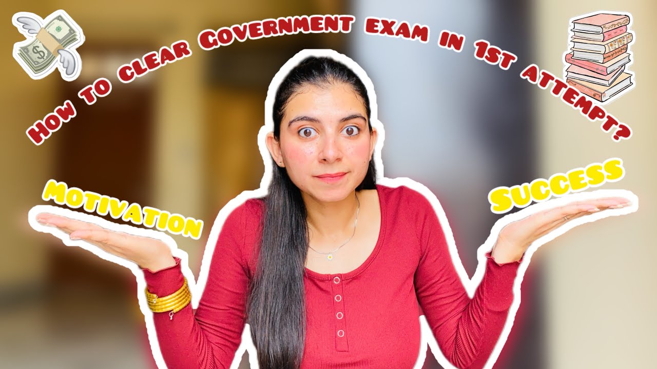 How to clear any GOVERNMENT EXAM in 1st attempt?  My strategy- tips & tricks 👍 