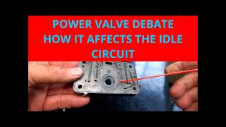 POWER VALVE DEBATE