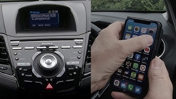 How to stream music through the Bluetooth Audio system in a 2015 Ford Fiesta 1 0 EcoBoost Titanium X