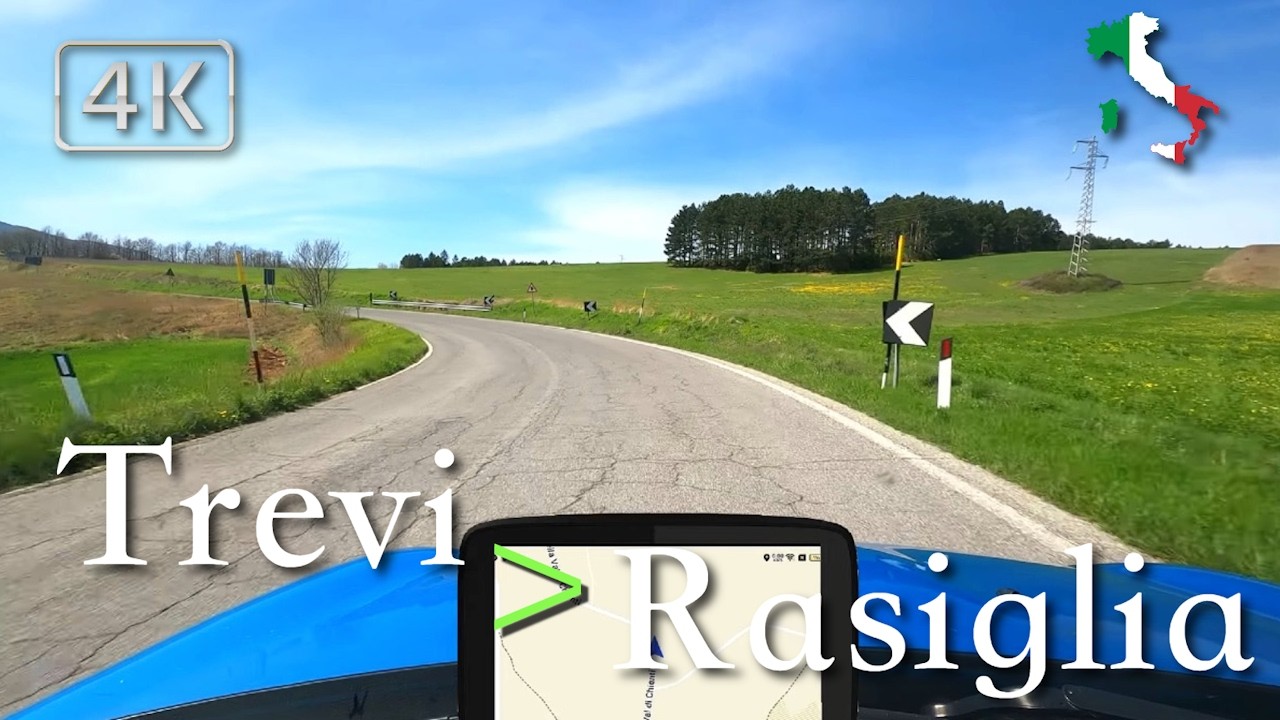 Scenic Drive (Umbria), Italy [Trevi ⩾ Rasiglia ] ⛅