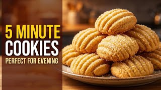 5-Minute Homemade Cookies – Perfect with Your Evening