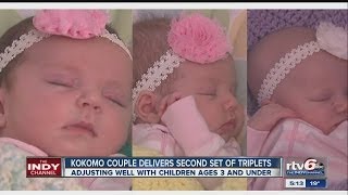 Kokomo couple delivers second set of triplets