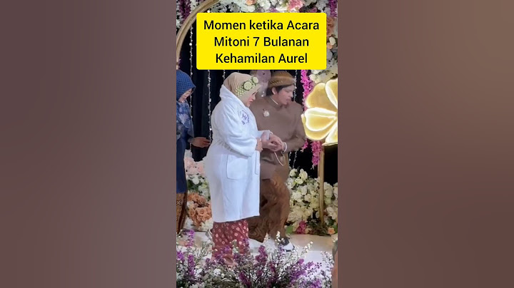 Acara Mitoni 7 Bulanan Kehamilan Aurel. #gosipartis #selebriti #viral #shorts