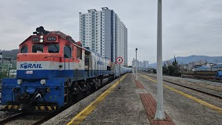 광주송정행 #2525 남도해양열차 S-train 보성역 정차영상 (견인기 DEL 7451)