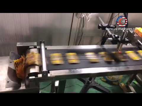 Small size bag pouch paging feeding ink jet printing coding machine line
