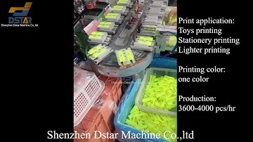Automatic 1 color pad printing machine with unloading device