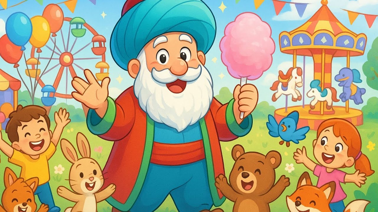 Nasrettin Hoca Lunaparkta 🎡 | Eğlenceli Türkçe Çocuk Şarkısı