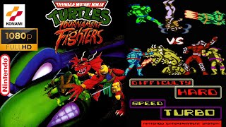 [1] TMNT - Tournament Fighters | VS CPU (Hard) Nintendo NES | 1080p HD 60fps